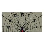 13 Hour Spiderweb Clock photo cards
