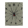 13 Hour Spiderweb Clock Post Card