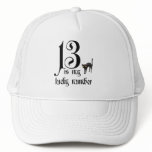 13 is my lucky number+black cat