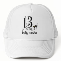 13 is my lucky number+black cat