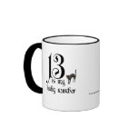 13 is my Lucky Number/Black Cat mugs