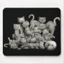 13 Lucky Black Cats Mousepad