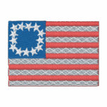 13 Star 1777 Flag Embroidered Hoody