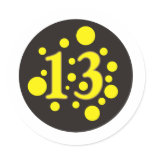 13-Thirteen Stickers