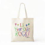 13 Year Olds Rock ! Canvas Bags