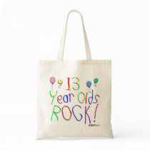 13 Year Olds Rock ! Canvas Bags