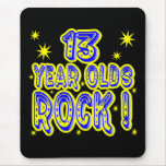 13 Year Olds Rock! (Blue) Mousepad