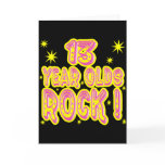 13 Year Olds Rock! (Pink) Greeting Card