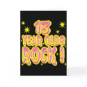 13 Year Olds Rock! (Pink) Greeting Card