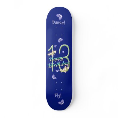 13th Birthday Butterfly Dance Deck by anuradesignstudio