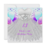 13th Birthday Party Girls 13 Teen Personalised Invite