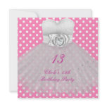 13th Birthday Party Girls 13 Teen Custom Invitations