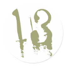 13th Birthday Sticker