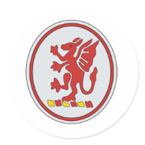 13th Field Artillery Battalion Patch Round Stickers