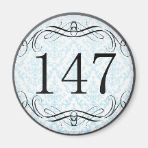 147 Area Code Fridge Magnet