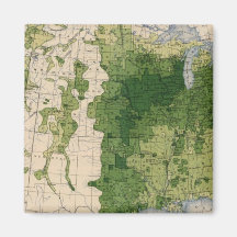 147 Neat cattle/sq mile Magnets