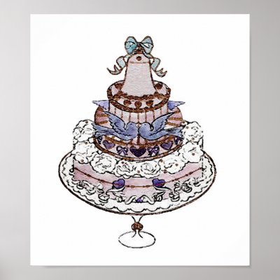 $14.95 Let Us Eat Cake ! ~ Print by galleriaofart