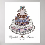 $14.95 Let Us Eat Cake ! ~ Print Wedding Memories