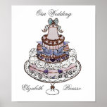 $14.95 Let Us Eat Cake ! ~ Print Wedding Memories