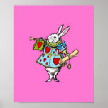 $14.95 Rabitt in Alice in Wonderland Print Poster