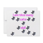 14 Cat Heads Old Custom Invitation