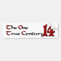 14 - The One True Century Bumper Sticker