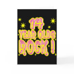 14 Year Olds Rock! (Pink) Greeting Card
