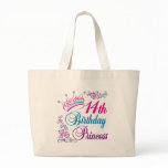 14th Birthday Princess Canvas Bag