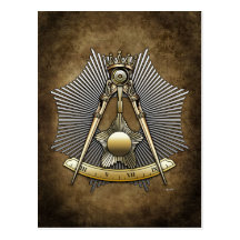 14th Degree: Grand Elect Mason Post Card