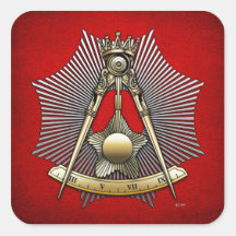 14th Degree: Grand Elect Mason Sticker