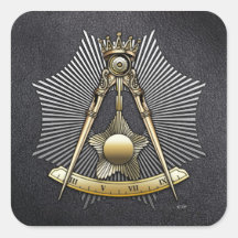 14th Degree: Grand Elect Mason Stickers