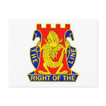 14th Infantry Regiment Military Patch Postcard