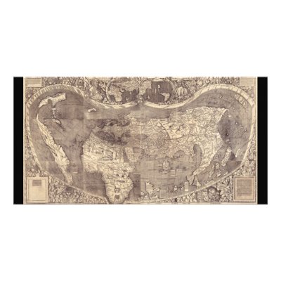 1507 Martin Waldseemuller World Map by ZephyrusBooks