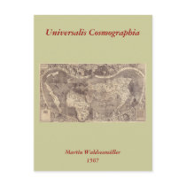 1507 Martin Waldseemuller World Map