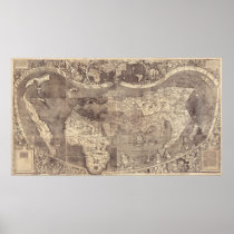 1507 Martin Waldseemuller World Map