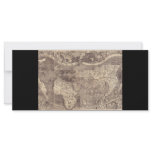 1507 Martin Waldseemuller World Map Rack Card Template