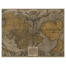 1531 Oronce Fine Antique World Map