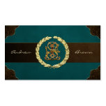 [154] JS & SJ Monogram [Gold] Business Card