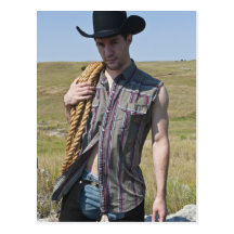 15599-RA Cowboy Post Card