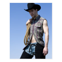 15608-RA Cowboy Post Card