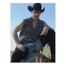 15631-RA Cowboy Post Card
