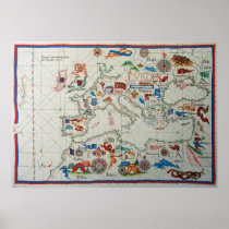 1563 Renaissance Map Europe