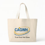 156507_logo_final, Trust God Not Gore Canvas Bag