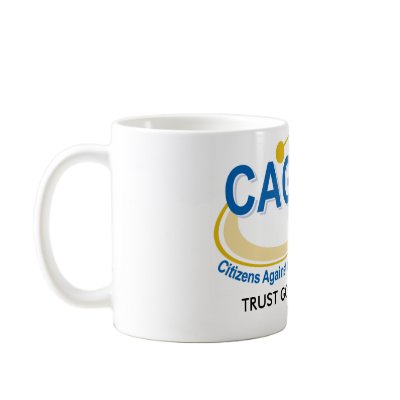 156507_logo_final, TRUST GOD NOT GORE Coffee Mug by easygoer