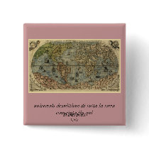 1565 Ferando Berteli Antique World Map