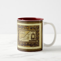 1586 Patriarch Abraham Antique Map Series Mug