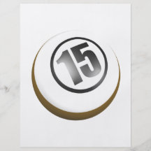 15 Ball Flyer Design