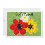 15 Gods Pencil Personalized Invitation