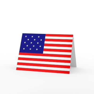 15 star/15 stripe flag - Card by cchobbycrafter