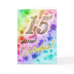 15th birthday for someone Fabulous Greeting Cards